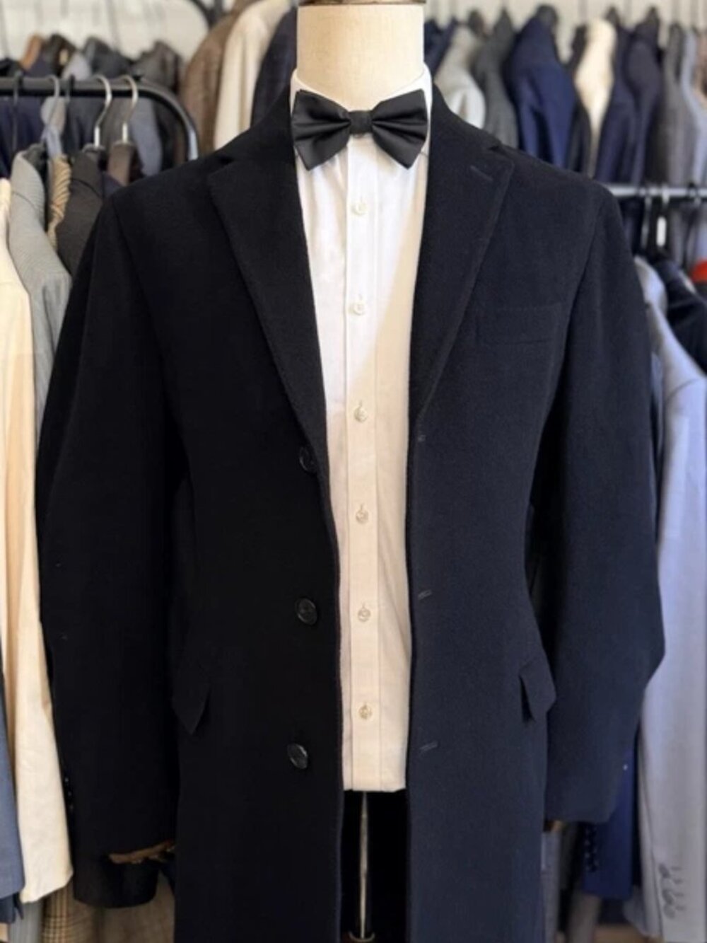 NEW Wool/Cashmere Ralph Lauren Purple Label (RLPL) Hadley Topcoat 42R/42L US